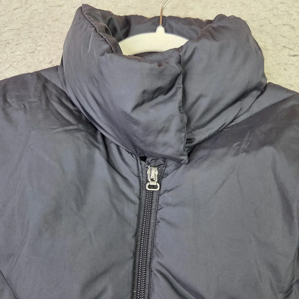 Banana Republic Puffer Jacket Mens XL Black Excellent Down Filled Quilted Zip